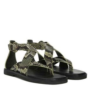 VINCE Morris Boho Chic Leather Strappy Sandals